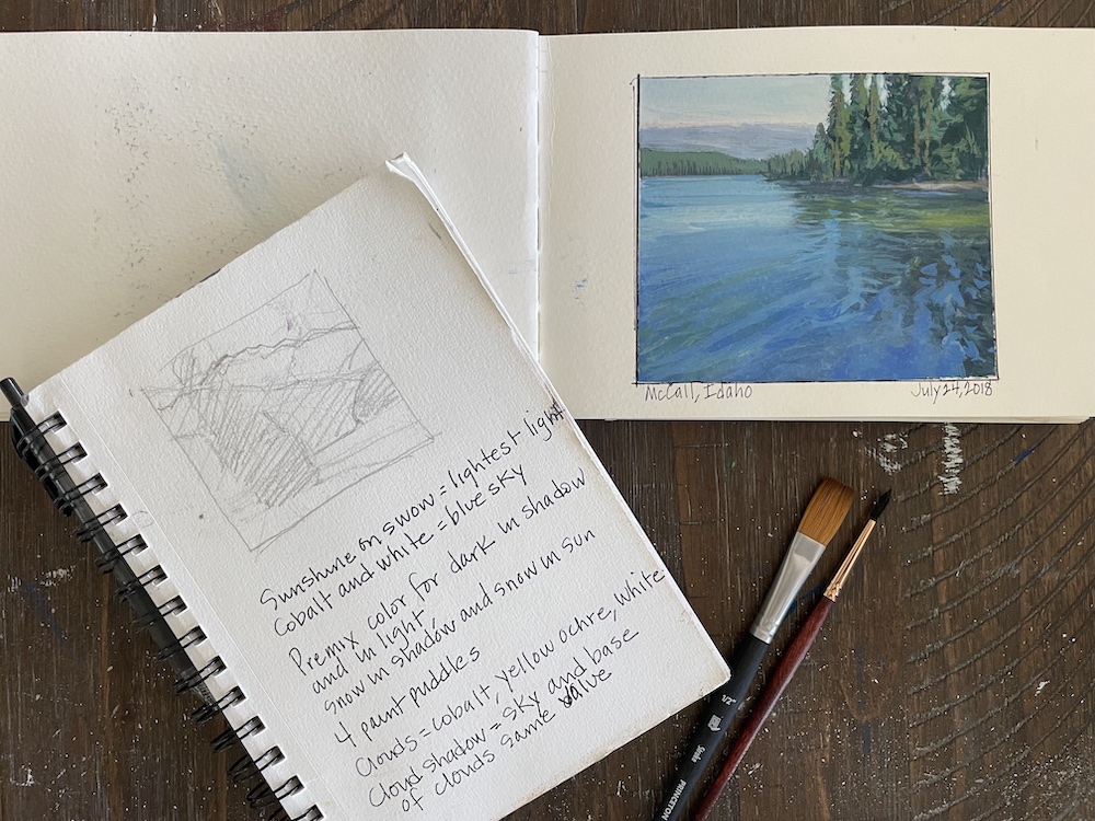 6 Tips for a Stress Free Sketchbook - Lori McNee - Fine Art & Tips