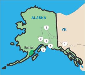katmai national park alaska map