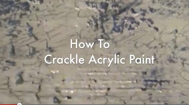 How to Crackle Acrylic Paint