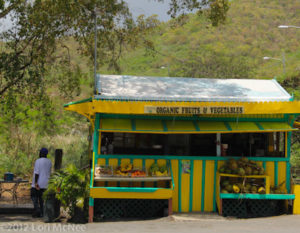 caribbean fruit stand