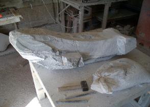 sculpting stone marble