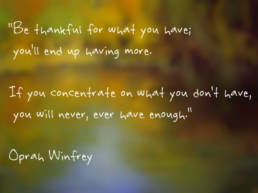 thanksgiving Oprah quote