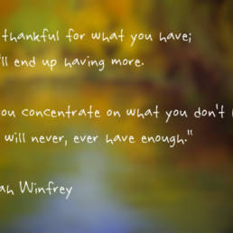 thanksgiving Oprah quote