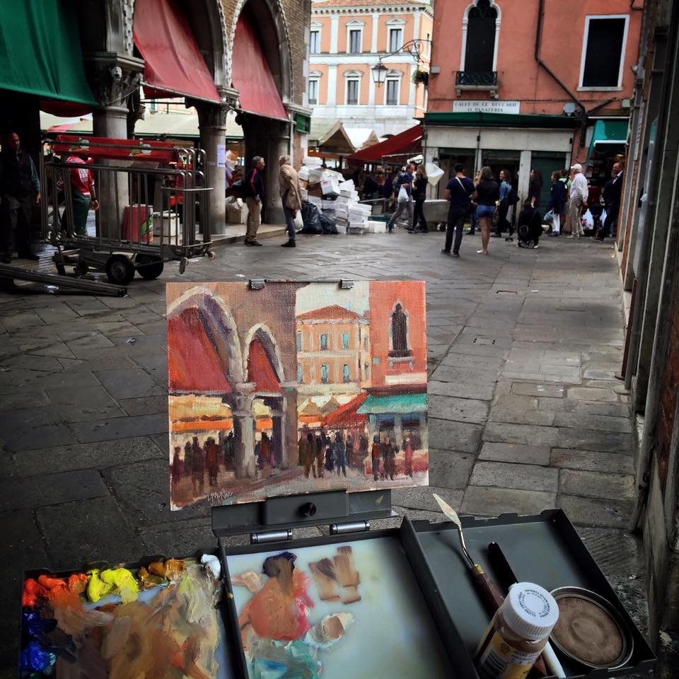 Venice Fish Market by Lori McNee