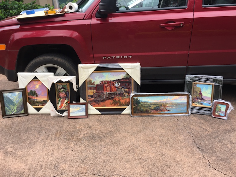 Packing and Shipping Frames for Plein Air Events and Travel