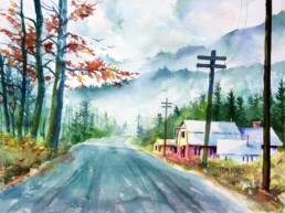 How to Create a Misty Atmospheric Watercolor Painting