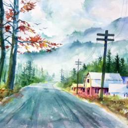 How to Create a Misty Atmospheric Watercolor Painting